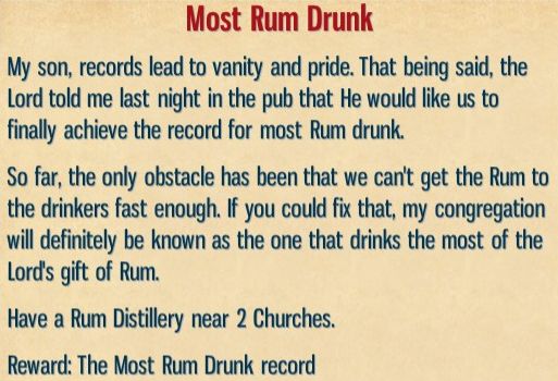 World Record for Rum Drunk